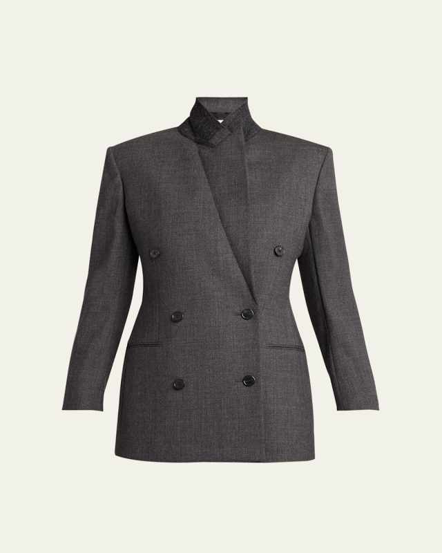 Franny Double-Breasted Wool Jacket